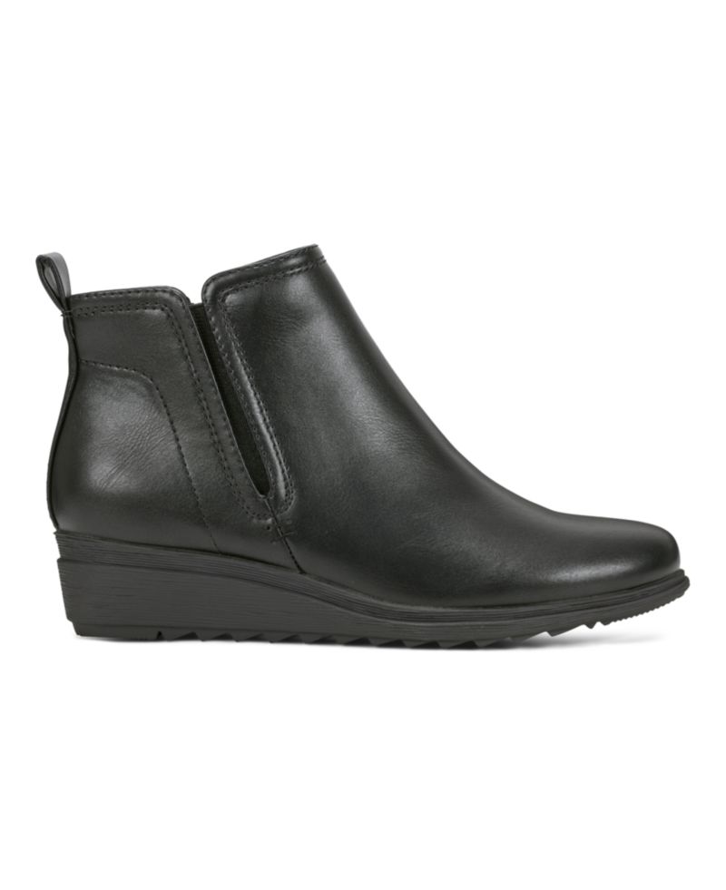 Women's Yuna Round Toe Casual Wedge Booties
