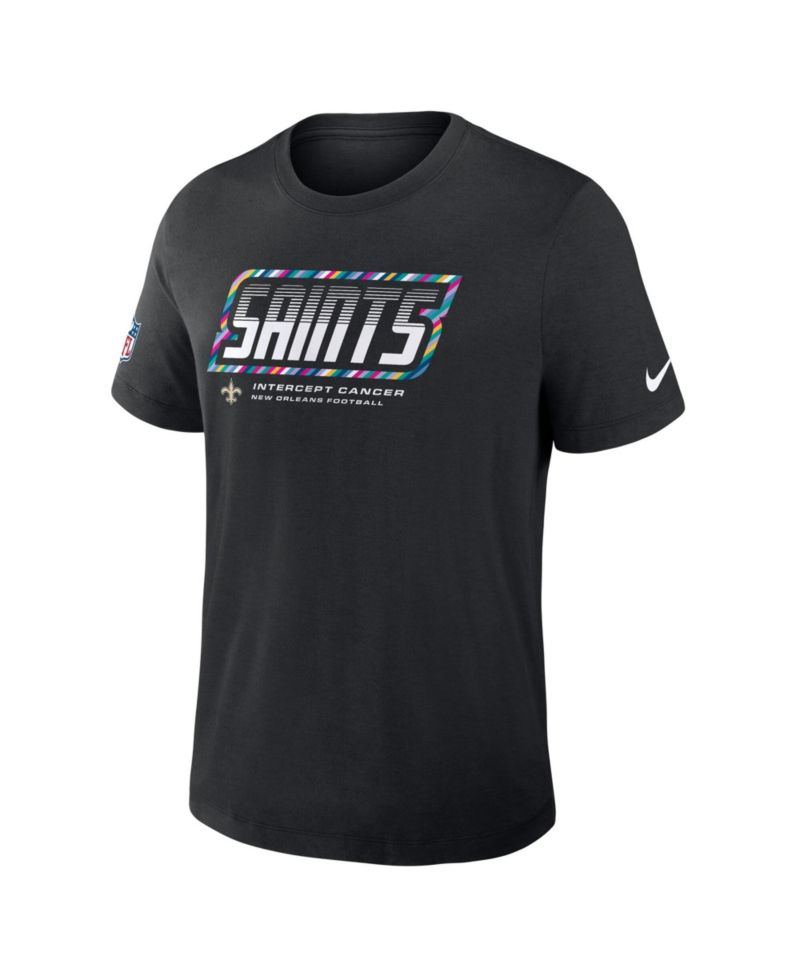 Men's Black New Orleans Saints 2026 NFL Cruical Catch Sideline Dri-Fit T-Shirt