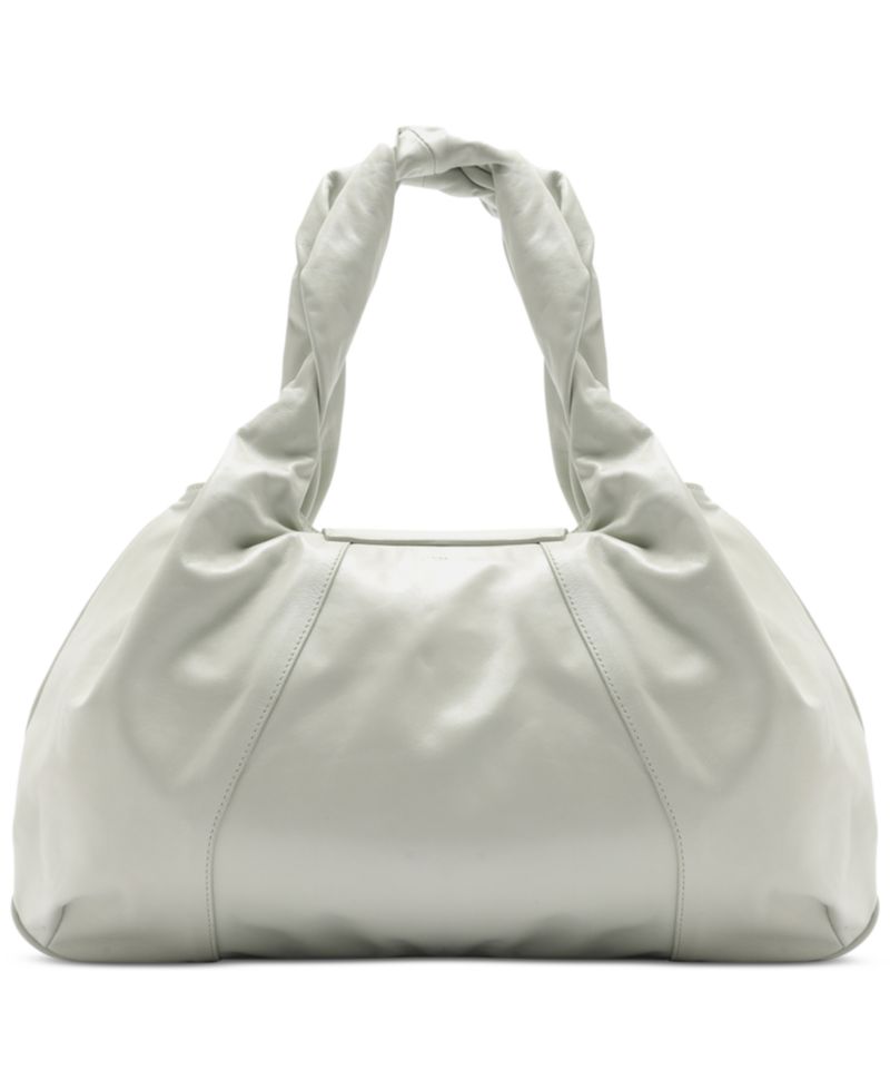 Rita Large Decorative Tassel Snap Button Hobo Handbag