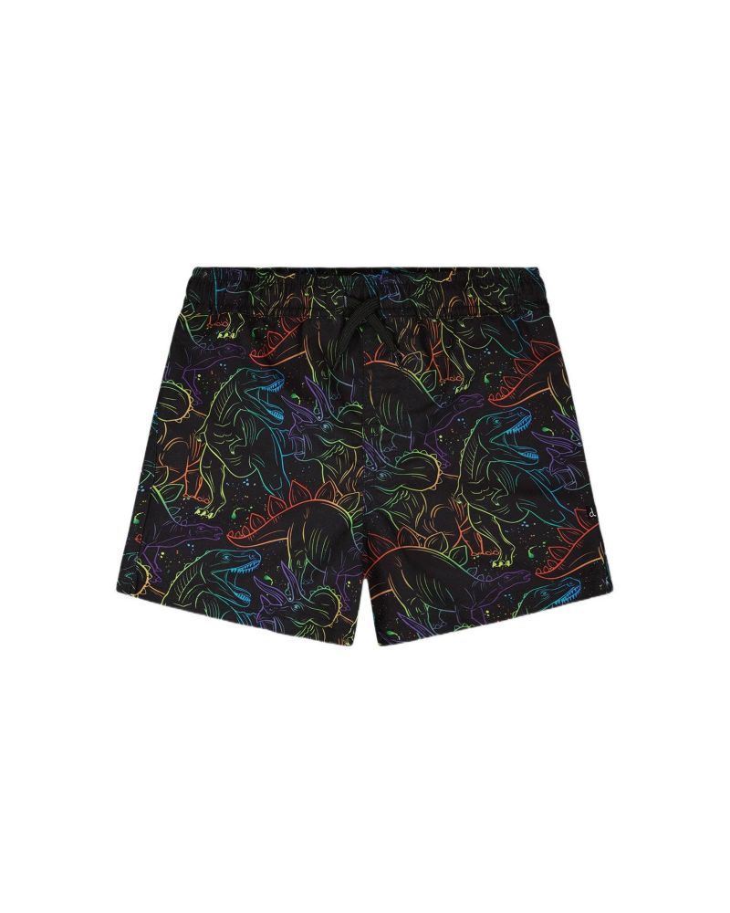 Baby Boys Swim Trunks Dinosaur Print