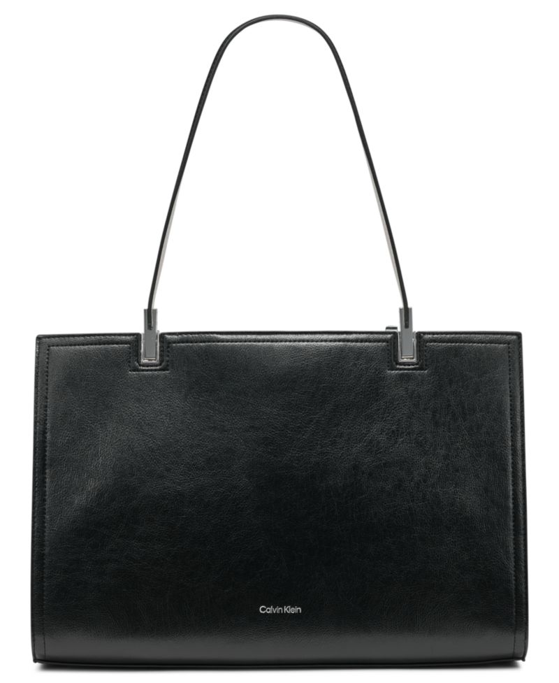 Verne Mixed Material Tote