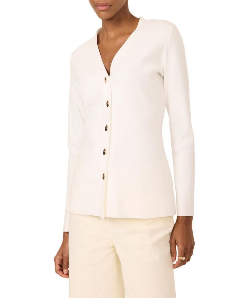 Women's V Neck Longline Cardigan
