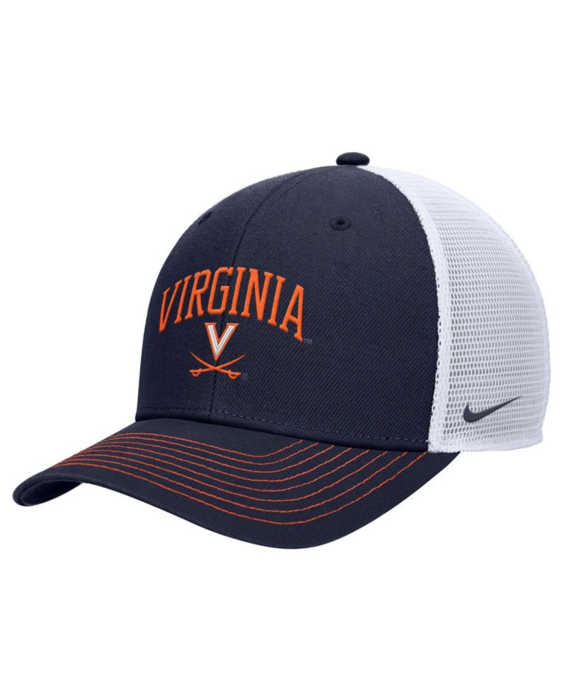 Men's Navy Virginia Cavaliers Rise Adjustable Trucker Hat