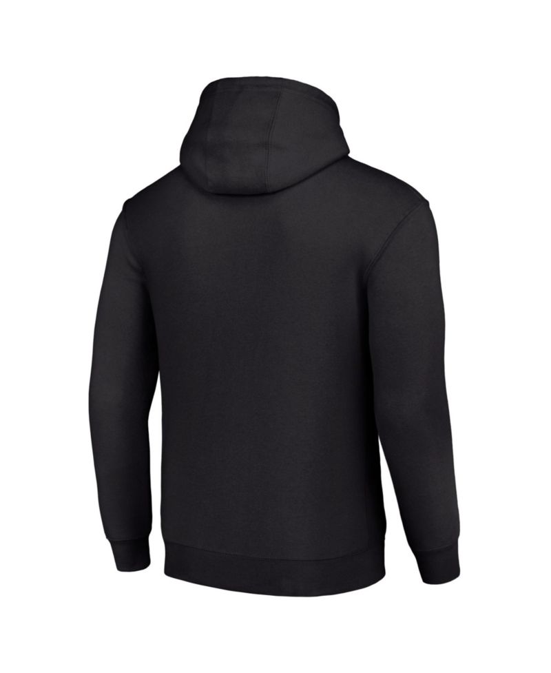 Men's and Women's Black Pittsburgh Steelers Logo Pullover Hoodie