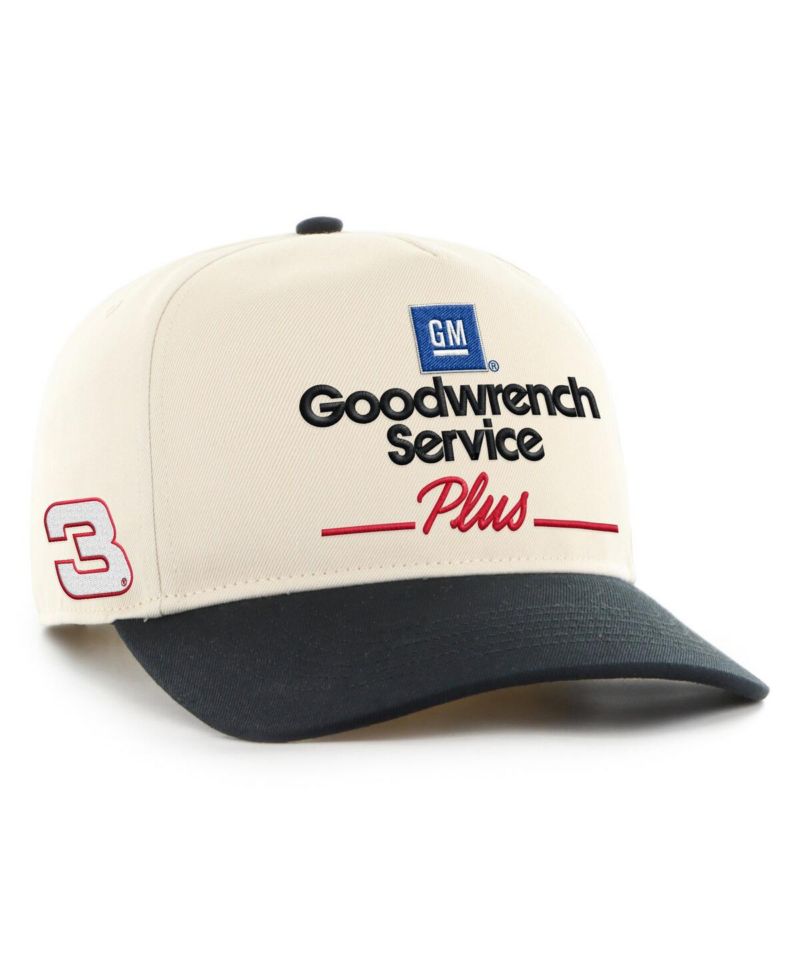 Men's Natural/Black Richard Childress Racing Good Wrench Service Plus Hitch Adjustable Hat