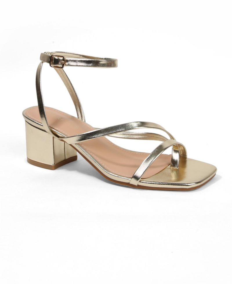 Women's Elara Minimal Thong Block Heel Sandals