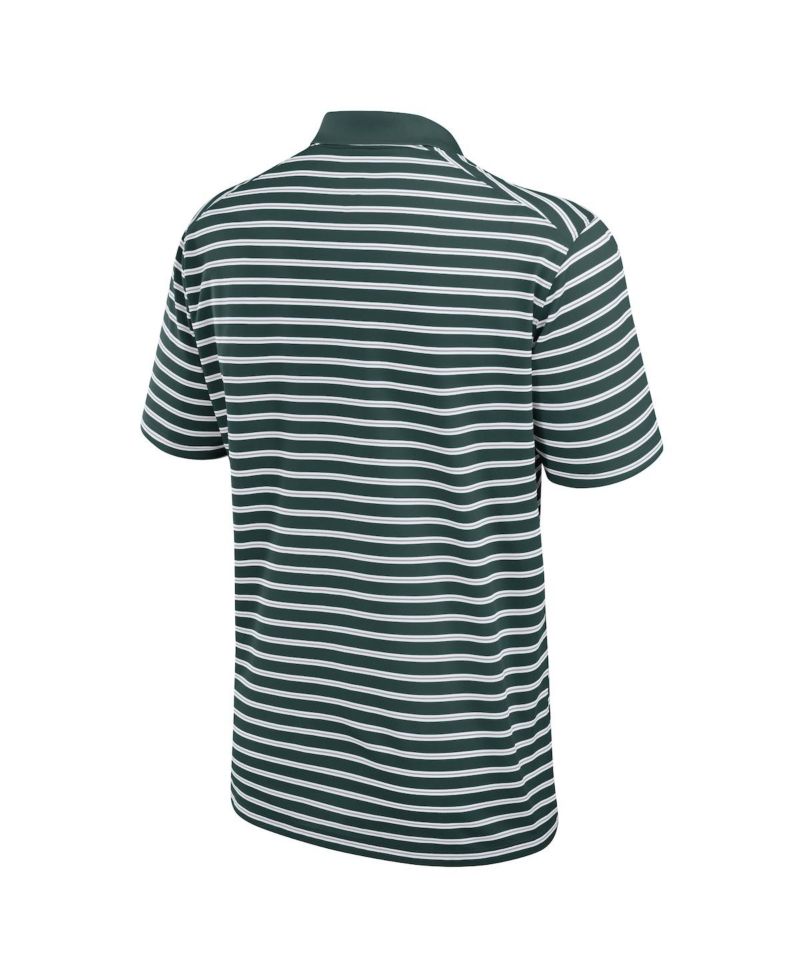Men's Michigan State Spartans Primetime Victory Striped Performance Polo