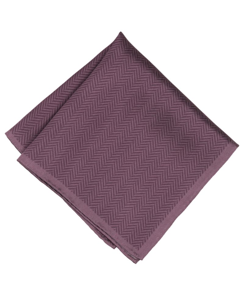 Men's Herringbone Pocket Square Tie