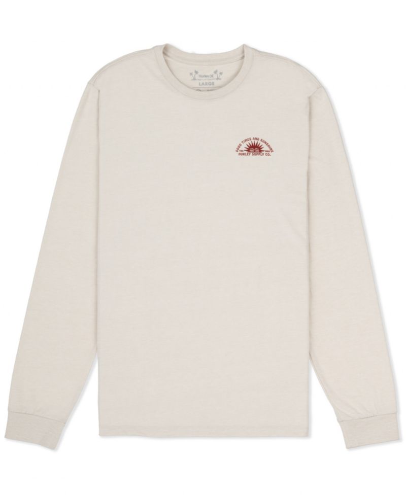 Men's Sunshine Slub Crewneck Long-Sleeve T-Shirt