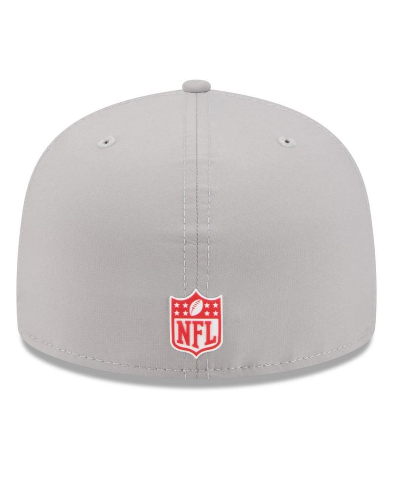 Men's Gray Kansas City Chiefs 2025 Sideline 59FIFTY Fitted Hat