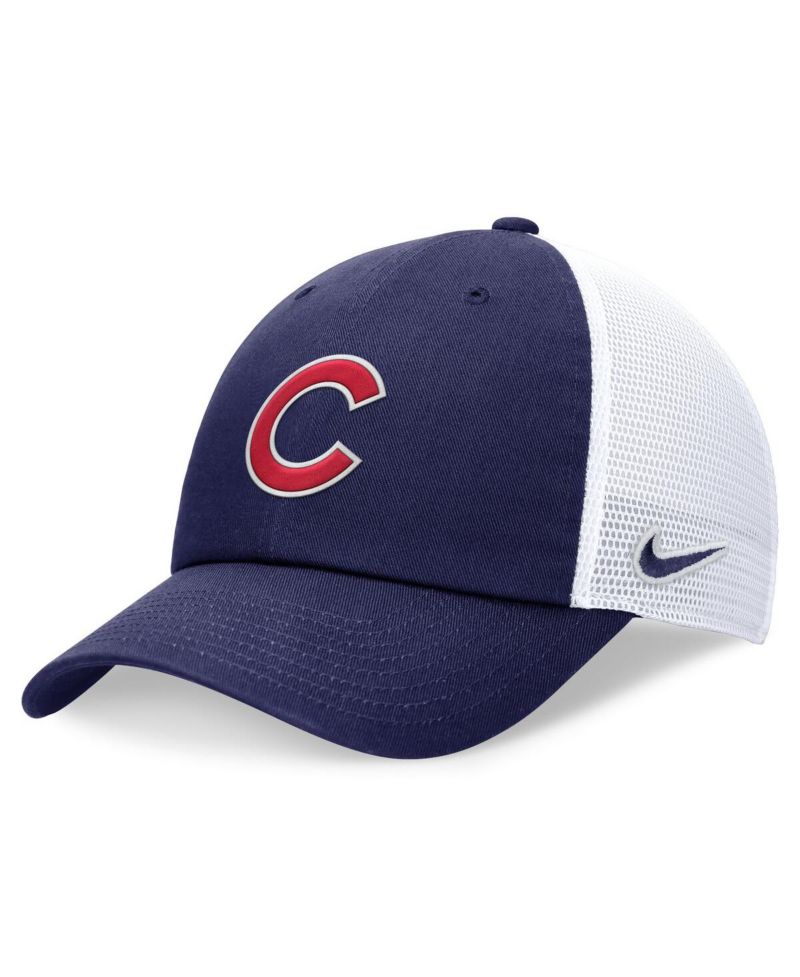 Men's Royal Chicago Cubs Evergreen Club Trucker Adjustable Hat