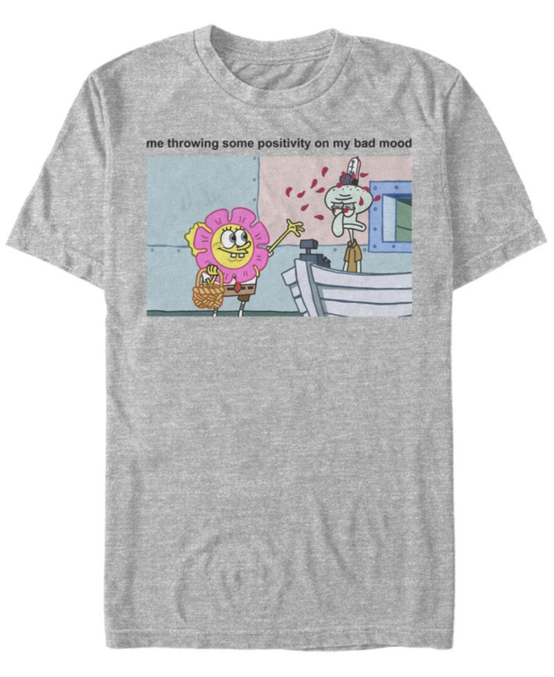 Men's Positivity Meme Short Sleeve Crew T-shirt