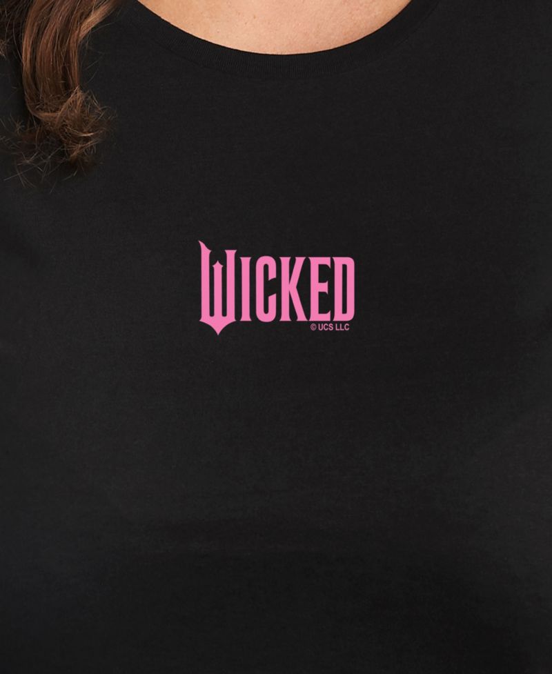 Plus Size Wicked Elphaba Pink Logo Graphic Tee