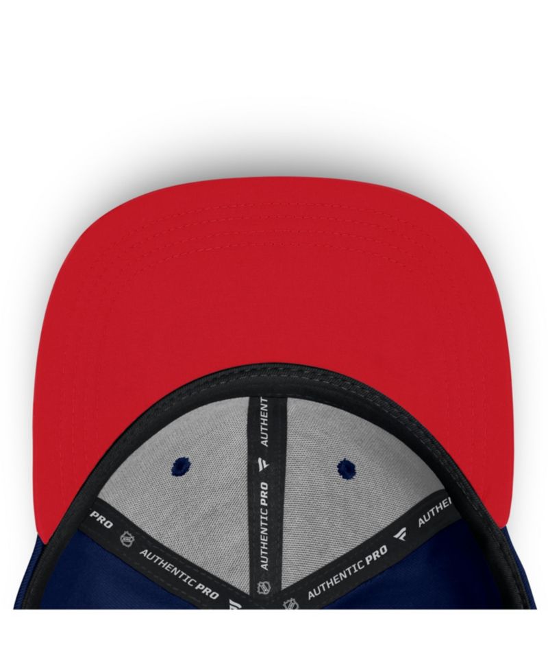 Men's Navy New York Rangers Authentic Pro Rink Debossed Stretch Fit Hat