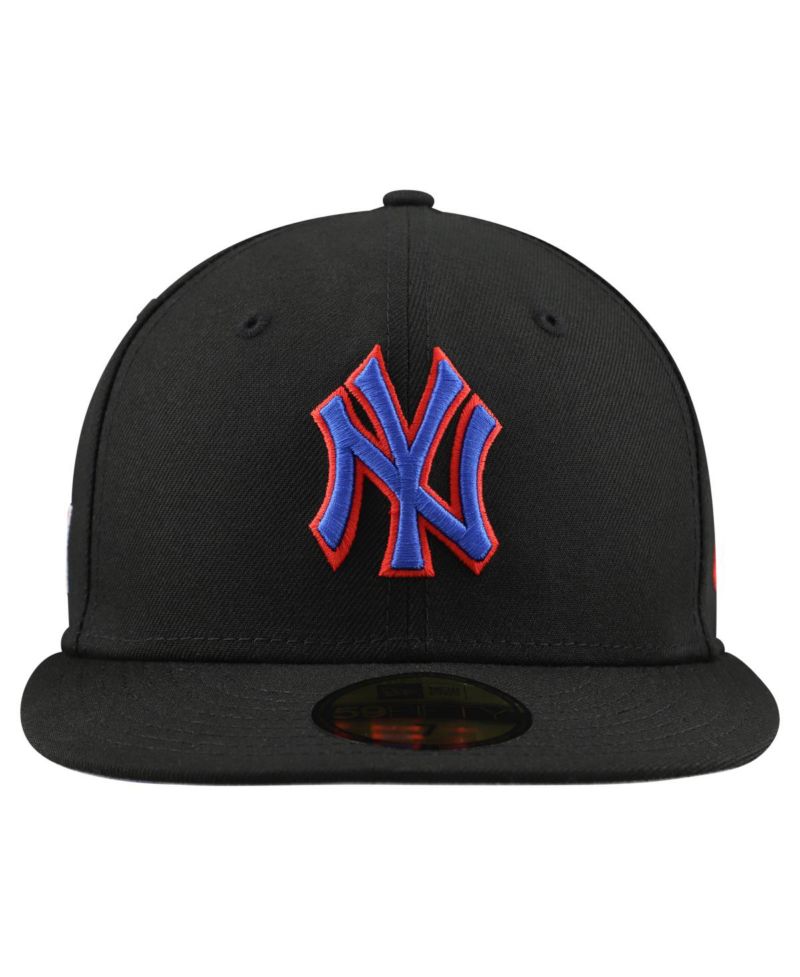Men's Black New York Yankees Puerto Rico 59FIFTY Fitted Hat