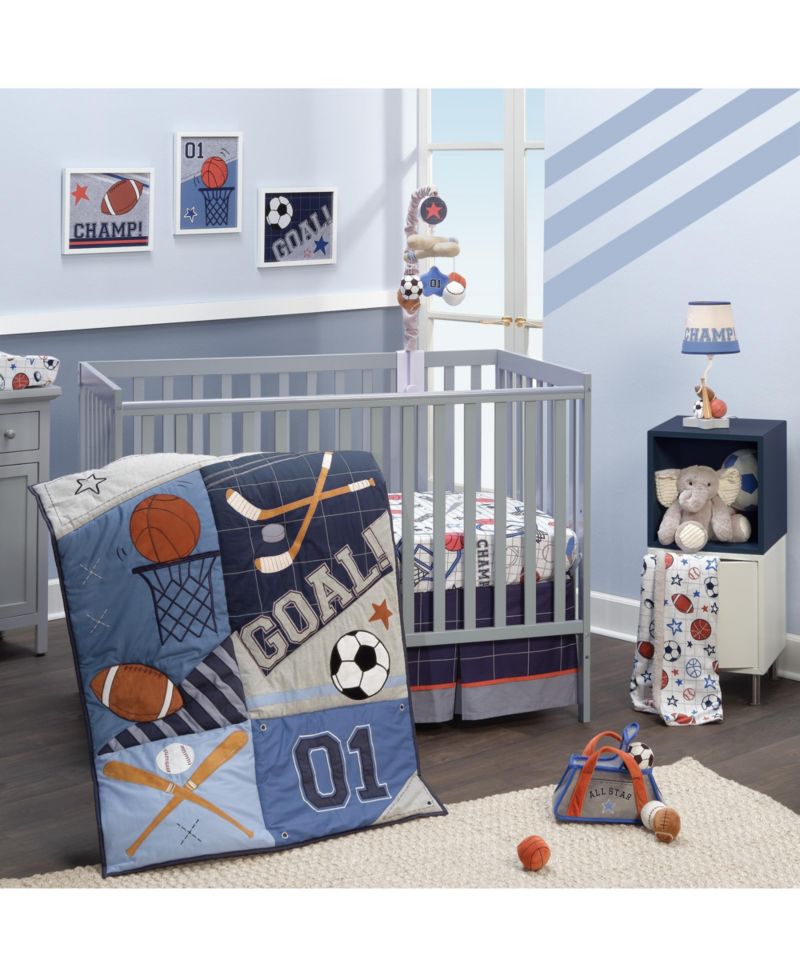 Musical Sports Theme Crib Mobile