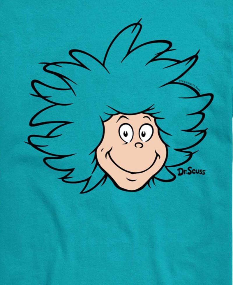 Men's Dr. Seuss Thing Face Short-Sleeve Graphic T-Shirt