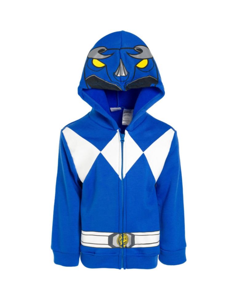 Blue Ranger Red Ranger Black Ranger Fleece Zip Up Hoodie Toddler| Child Boys