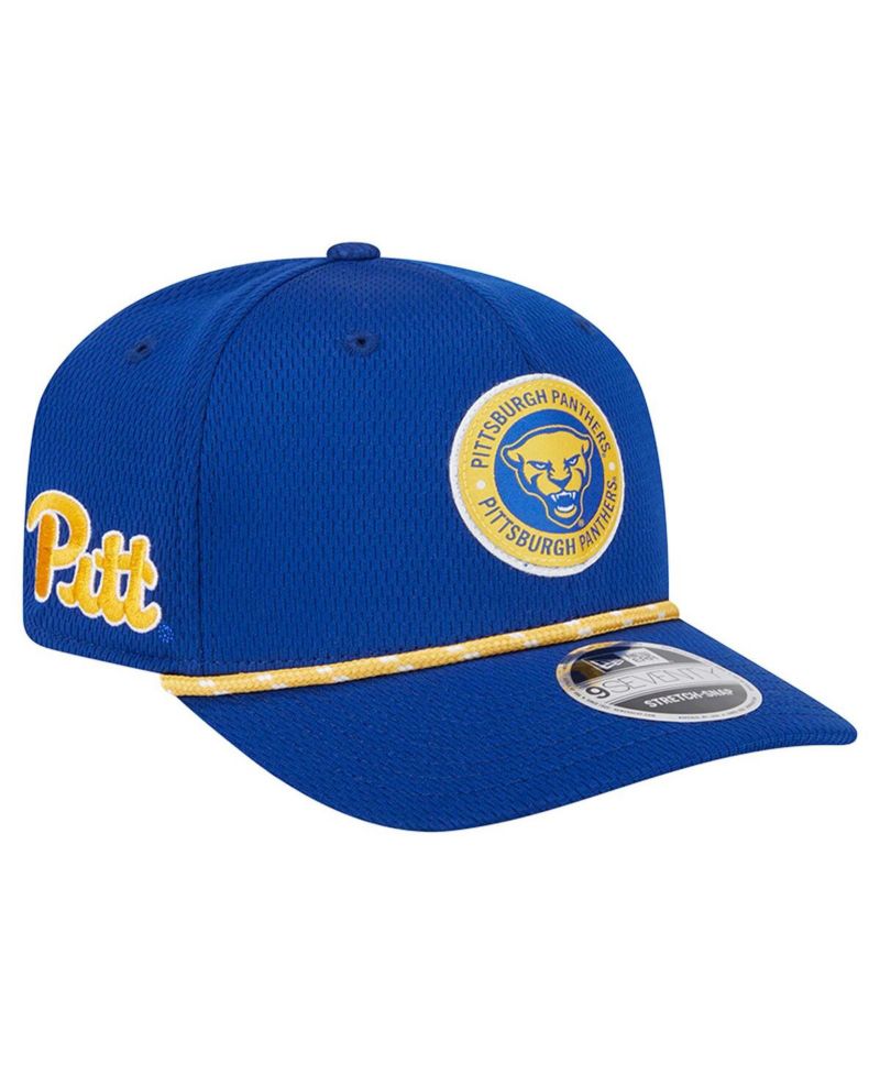 Men's Blue Pitt Panthers COOLERA 9SEVENTY Rope Stretch-Snap Hat