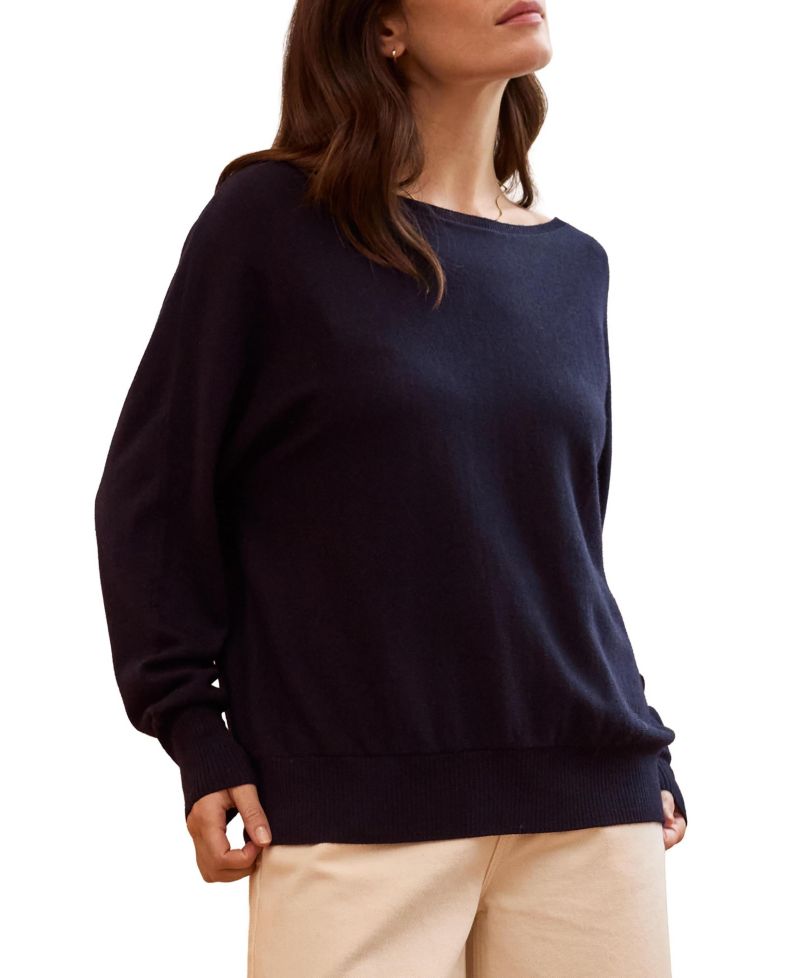 Women's Fine Knit Merino Relaxed Sweater