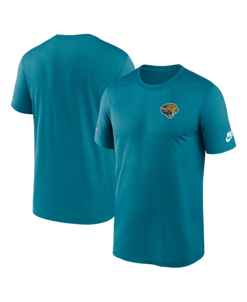 Men's Teal Jacksonville Jaguars Sideline Alt Pack Small Logo Legend Performance T-Shirt
