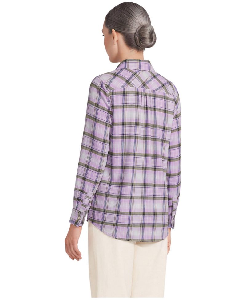 Women's Flannel Boyfriend Long Sleeve Shirt