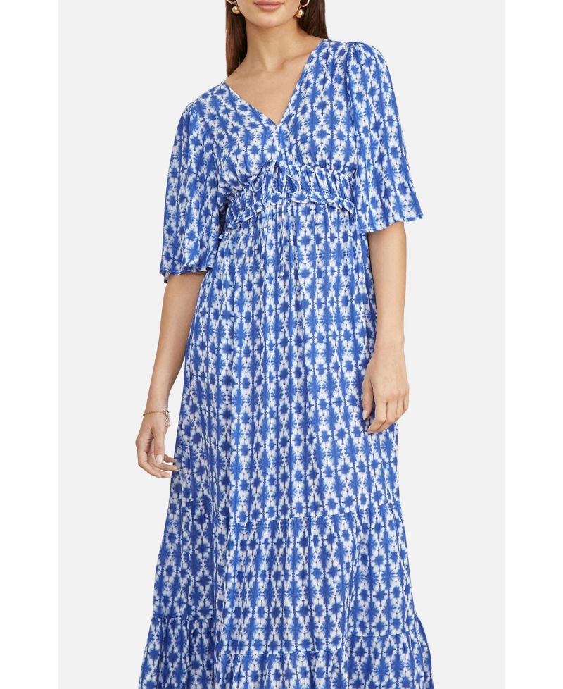Women's Cross Over Back Maxi Dress