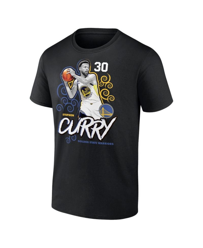Men's Stephen Curry Black Golden State Warriors Competitor T-Shirt