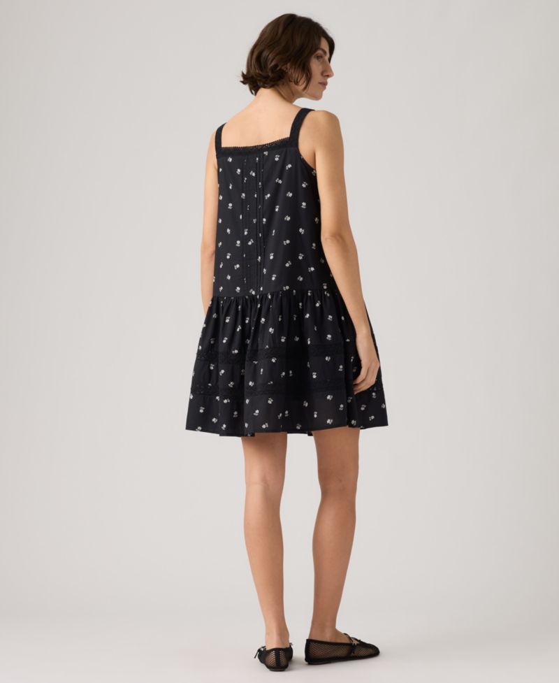 Premium Women's Kate Floral Square Neck Mini Dress