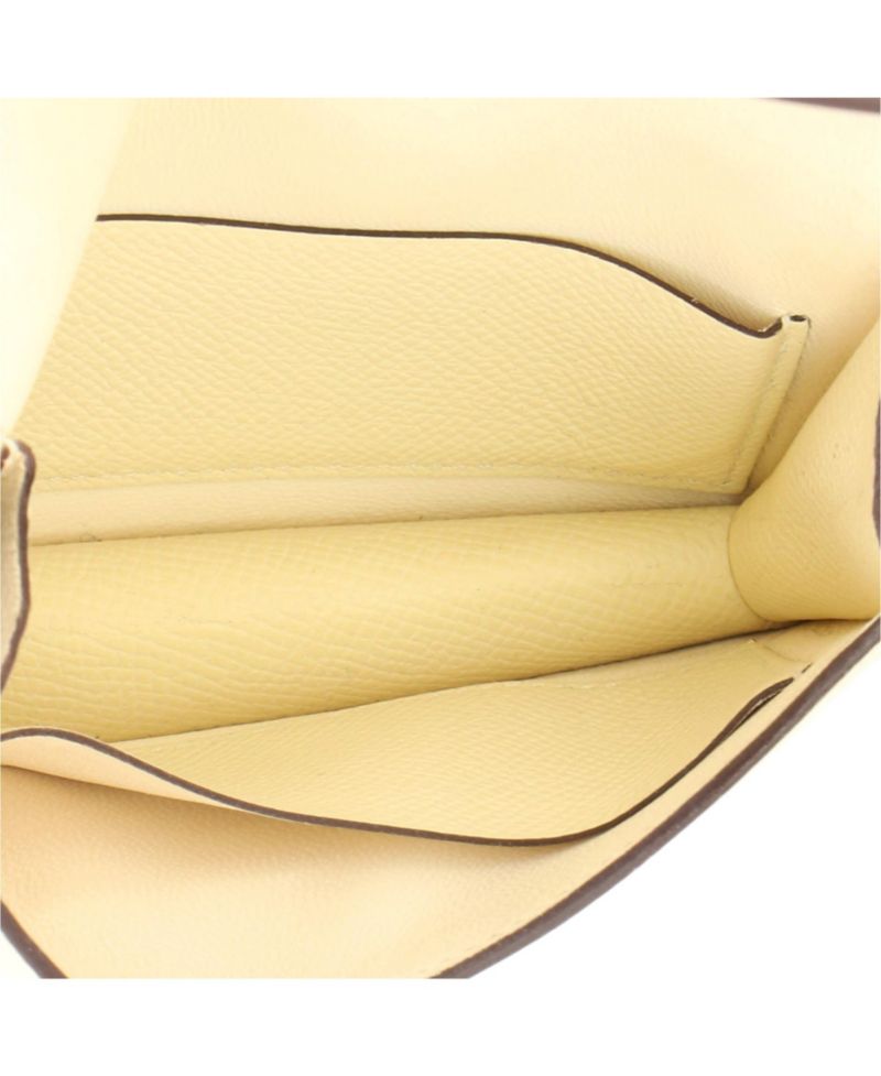 Pre-Owned Hermes Constance Slim Wallet Epsom