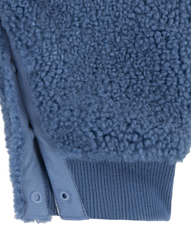 Baby Boys Denim Sherpa Coverall
