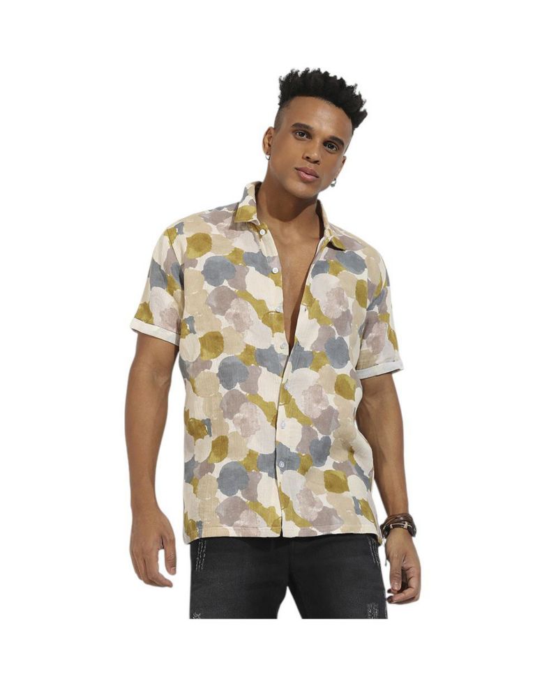 Men's Abstract Print Shirt