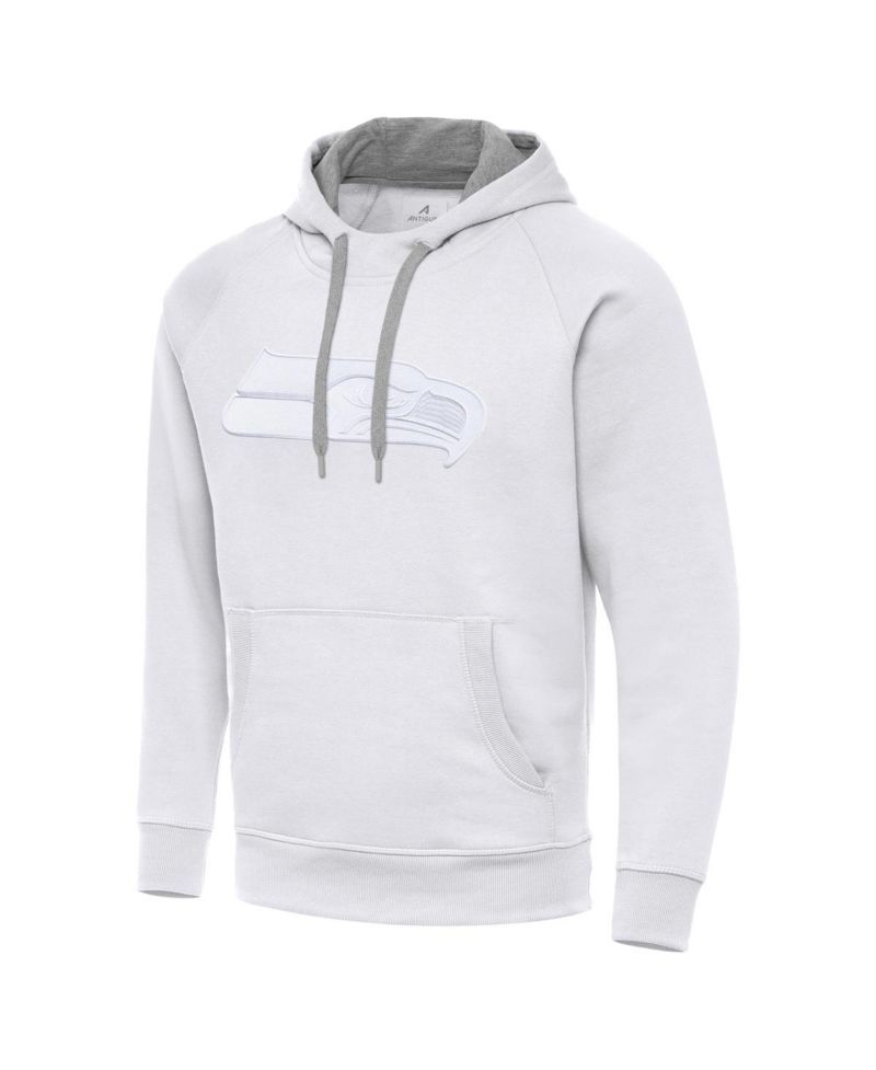 Men's White Seattle Seahawks Victory Pullover Hoodie