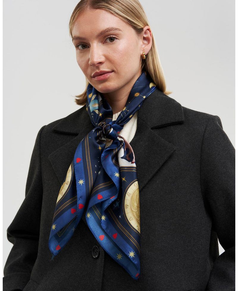 Women's Zodiac Medium Square Scarf