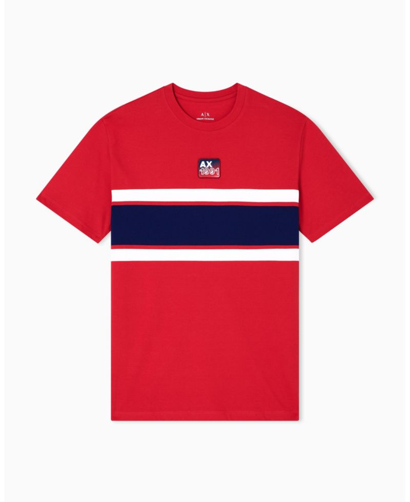 Men's Color Block Logo T-Shirt