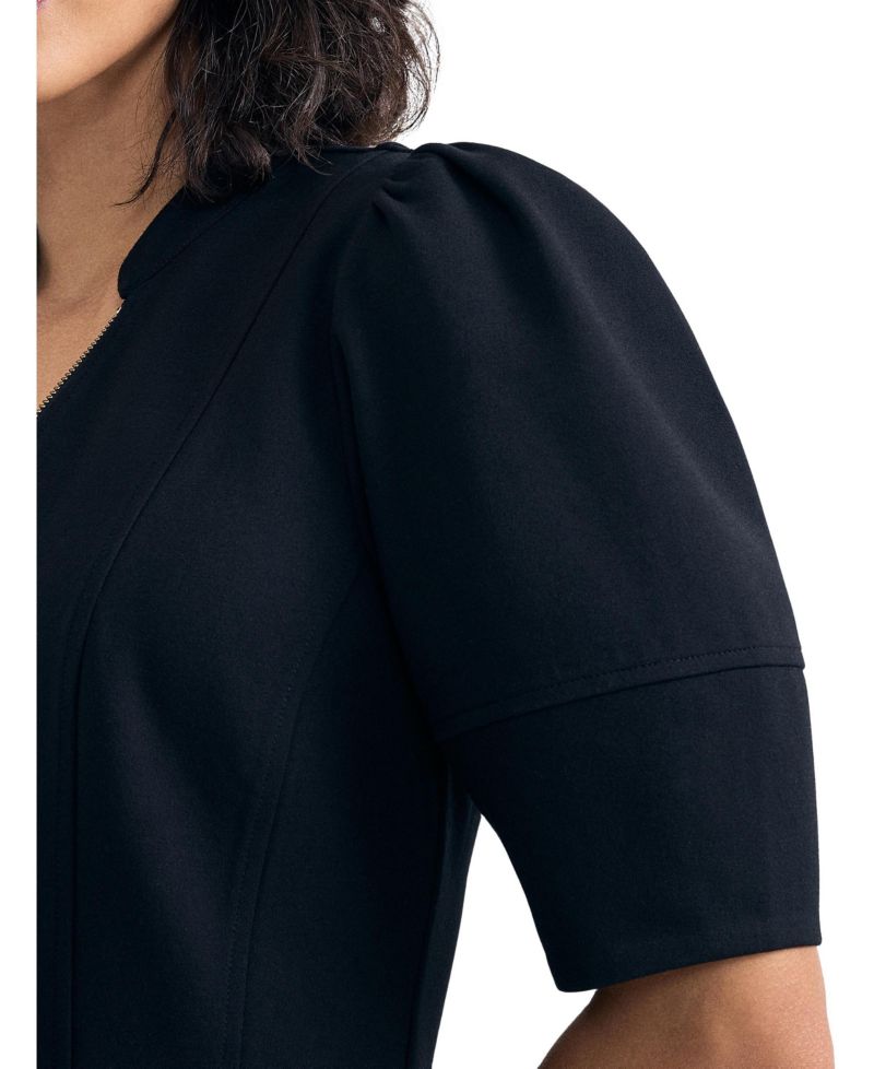 Women's Alima Puff-Sleeve A-Line Dress