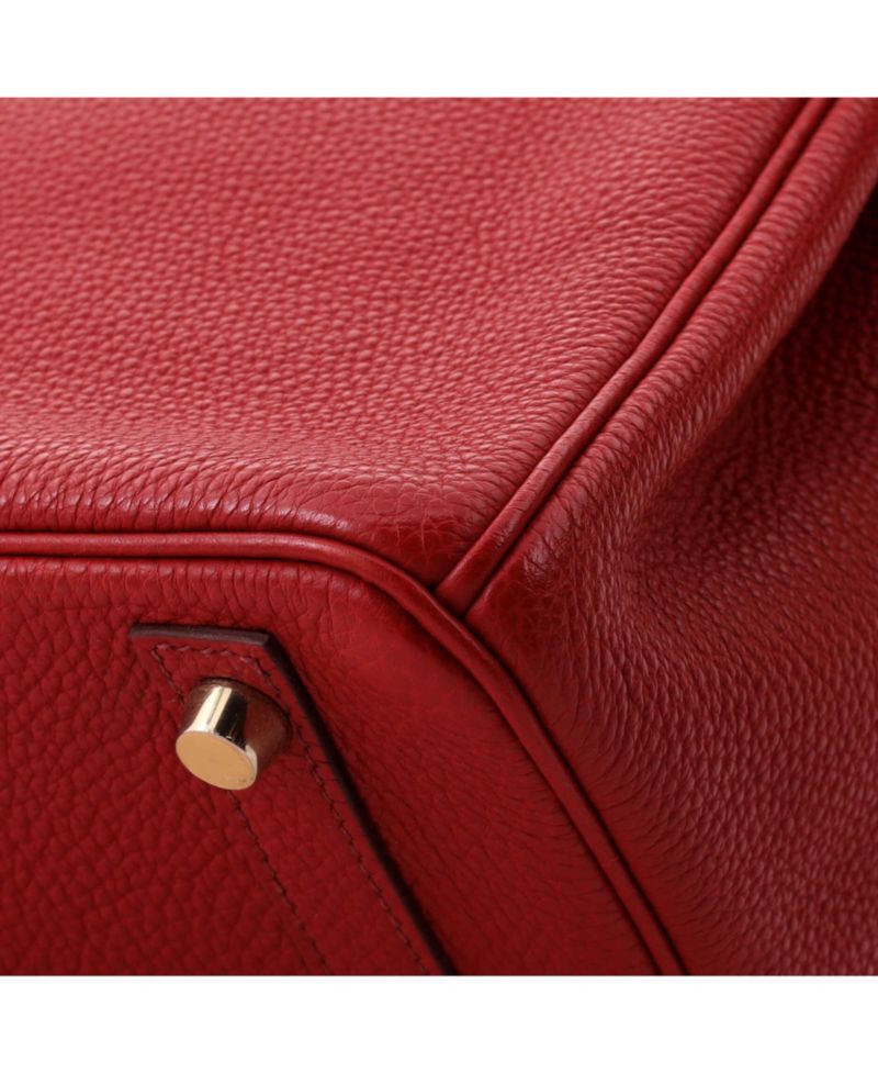 Birkin 30 Handbag Red Togo with Gold Hardware