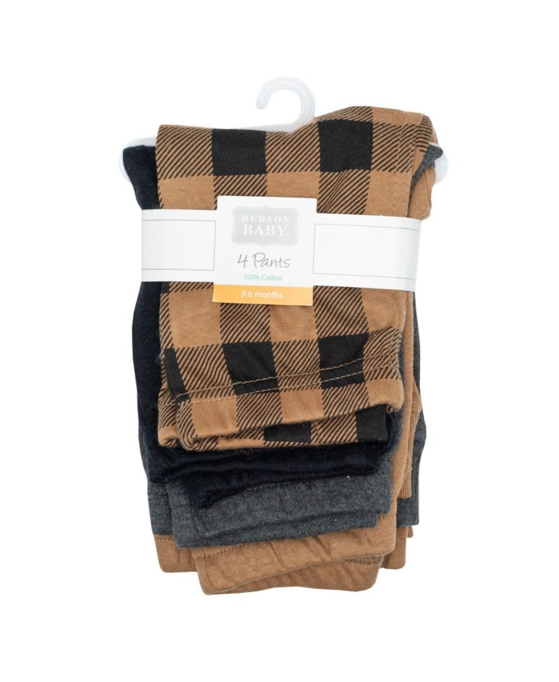 Baby Boys Hudson Cotton Pants and Leggings, Plaid