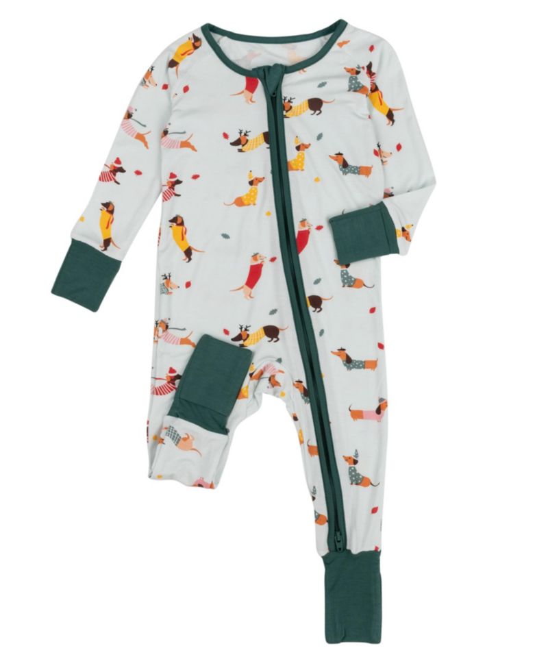 Toddler One Piece Viscose from Bamboo Holiday Pajamas