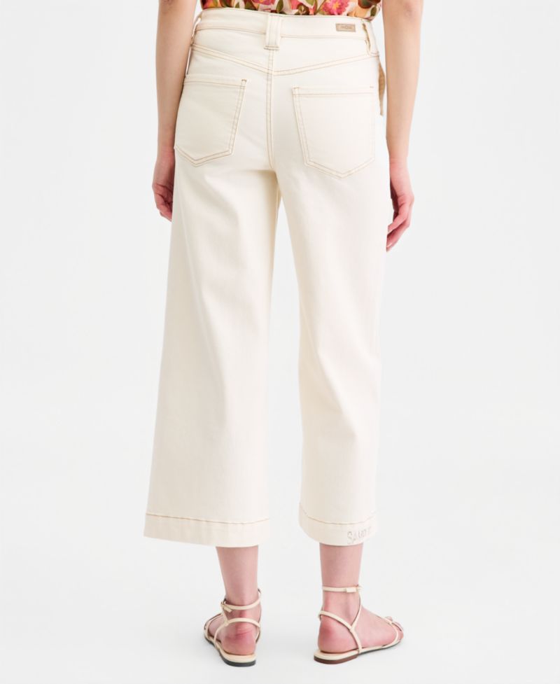 Women's Stride High-Rise Cropped Wide-Leg Jeans