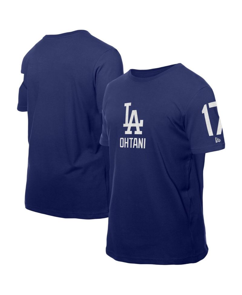 Men's Shohei Ohtani Royal Los Angeles Dodgers Design Lab Name & Number T-Shirt