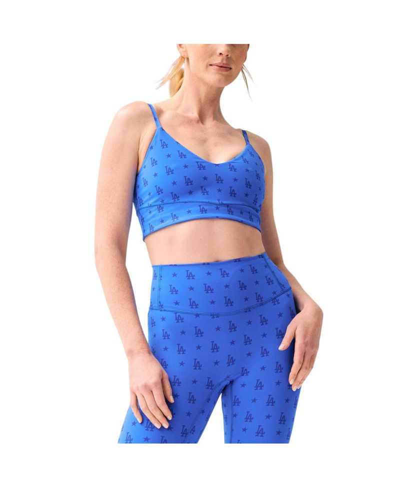 Women's Royal Los Angeles Dodgers Active Bra
