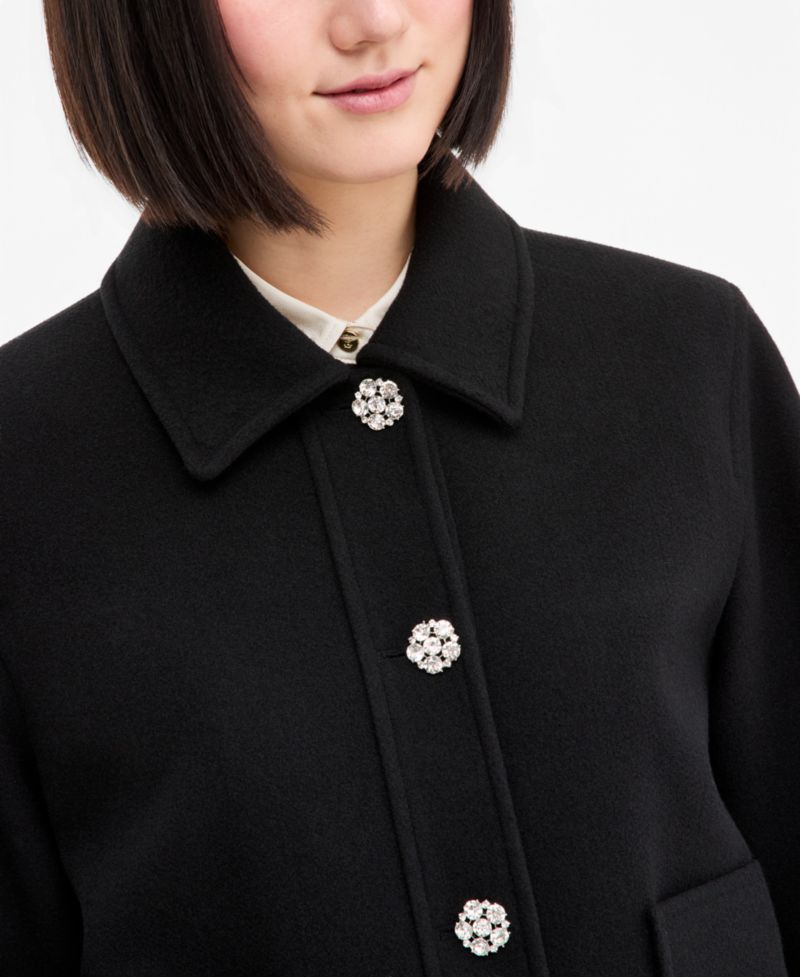 Women's Jewel Button Lady Work Jacket