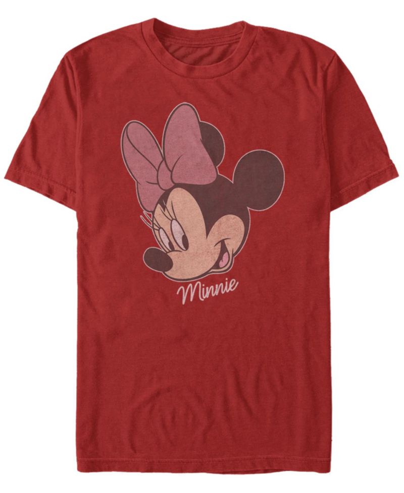 Men's Minnie Big Face Short Sleeve Crew T-shirt