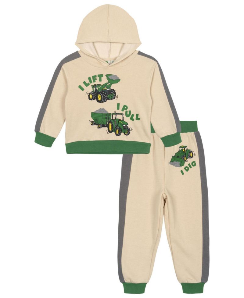 Little Boys' Fleece 2-Piece Hoodie and Joggers Set
