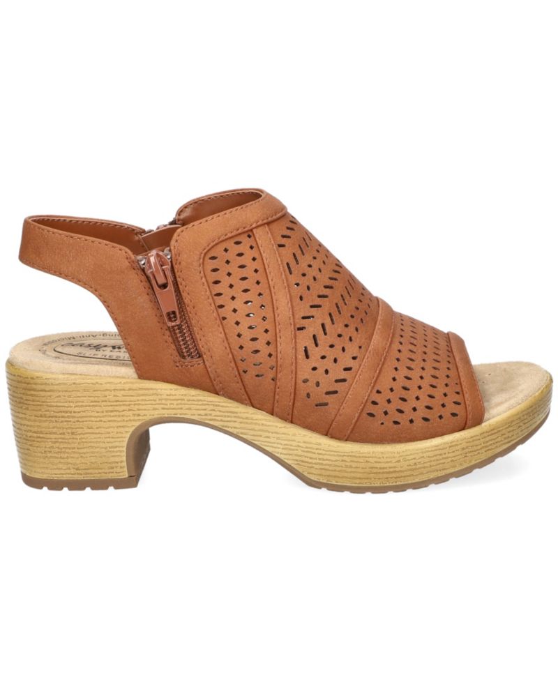 Easy Street Women's Evan Open Toe Platform Sandals