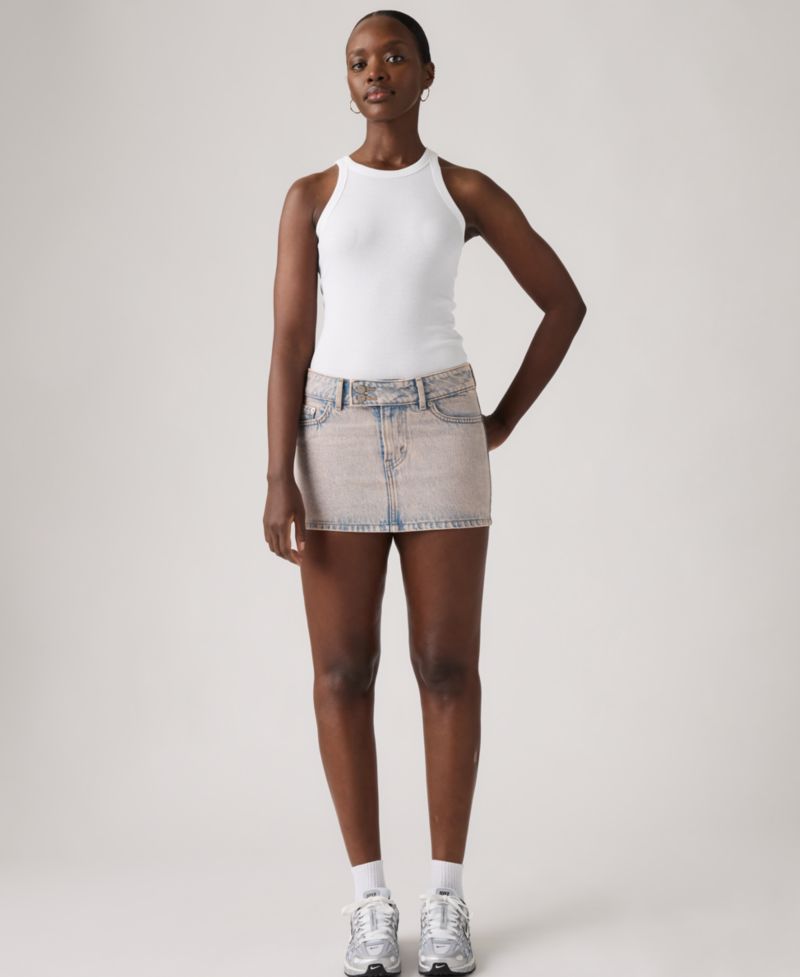 Women's Slim-Fit Superlow Mini Skirt
