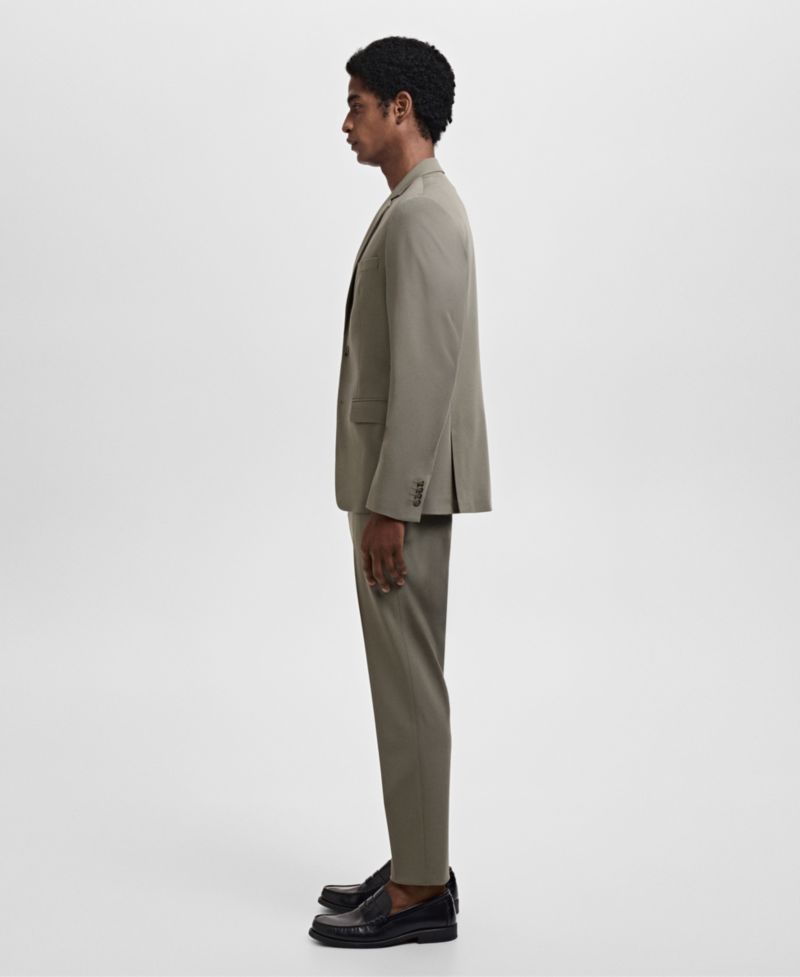 Men's Stretch-Fabric Super Slim-Fit Suit Jacket
