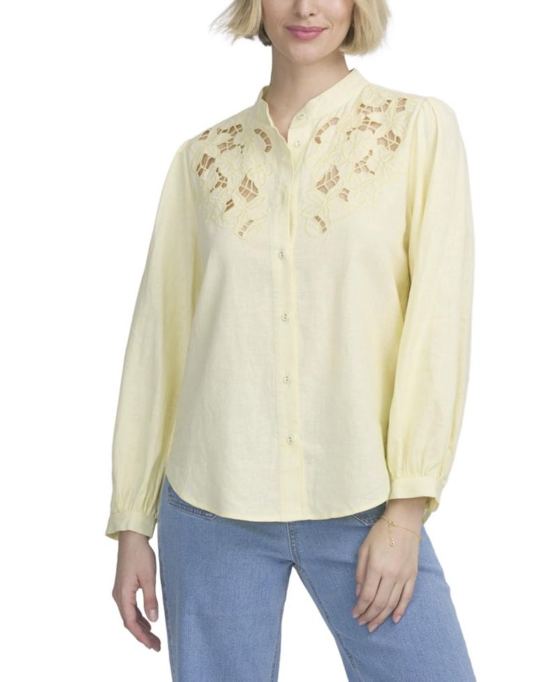 Women's Lace Yoke Shirt