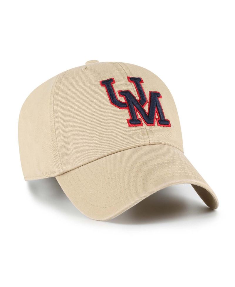 Men's Tan Ole Miss Rebels Vault Clean Up Adjustable Hat